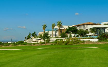 Luxury resort at Caesarea with modern architecture and scenic coastal views.