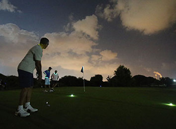 מועדון הגולף תמונת לילה - החברה לפיתוח קיסריה